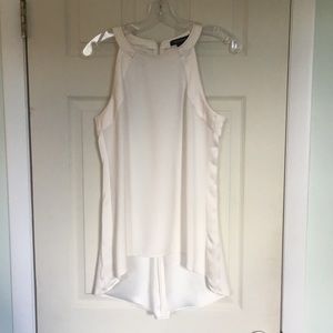 Cream halter style top